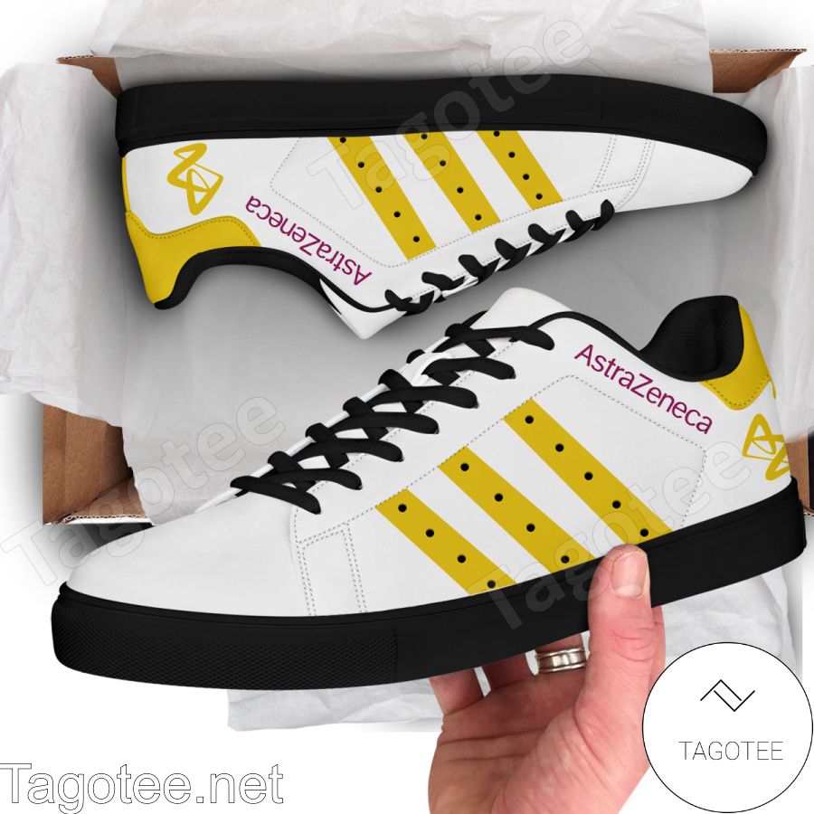 AstraZeneca Logo Print Stan Smith Shoes - BiShop a