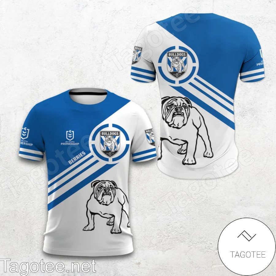 Canterbury-bankstown Bulldogs Berries Nrl Telstra Premiership Shirts, Polo, Hoodie