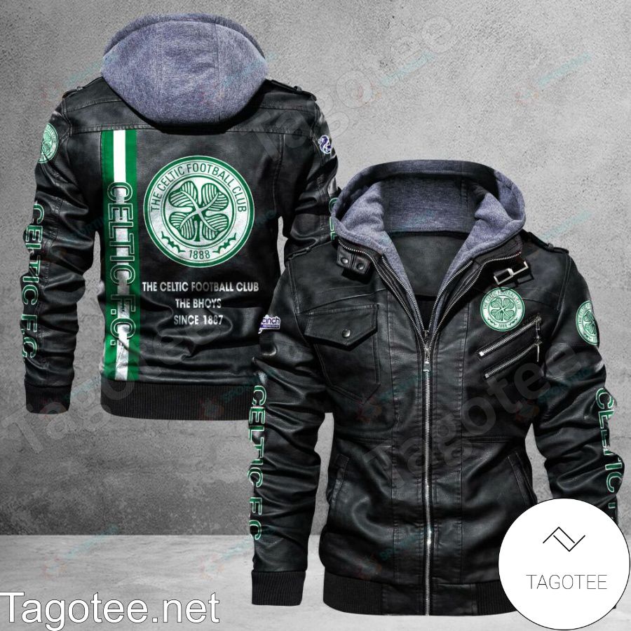 Celtic F.C. Logo Leather Jacket