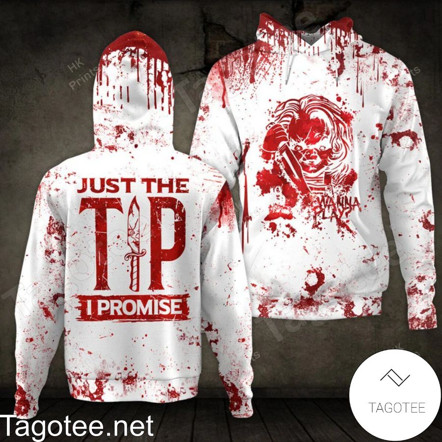 Chucky Just The Tip I Promise Halloween Hoodie And Pants