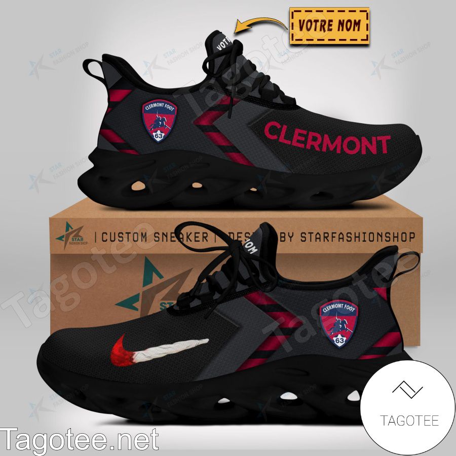 Clermont Foot Auvergne 63 Personalized Running Max Soul Shoes