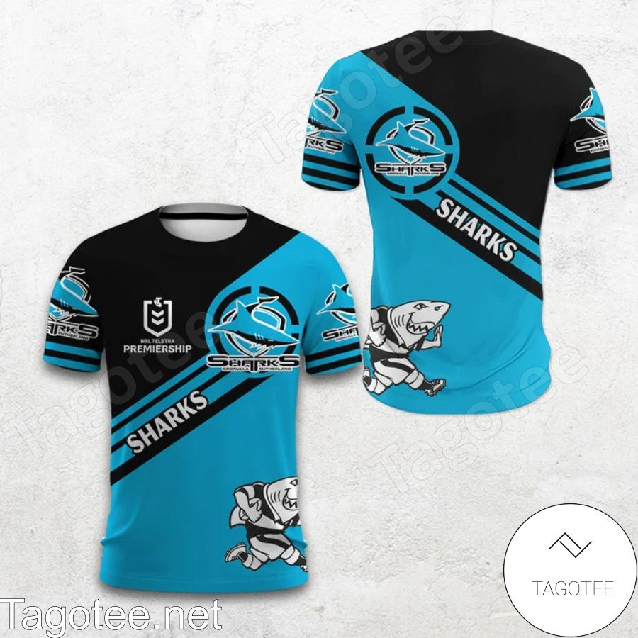 Cronulla-sutherland Sharks Nrl Telstra Premiership Shirts, Polo, Hoodie