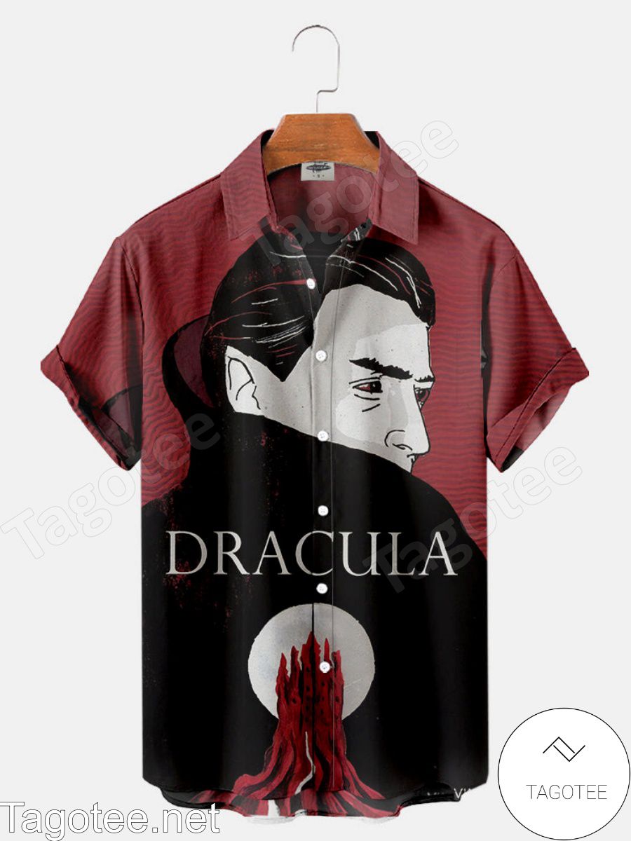 Dracula The Moon Halloween Hawaiian Shirt