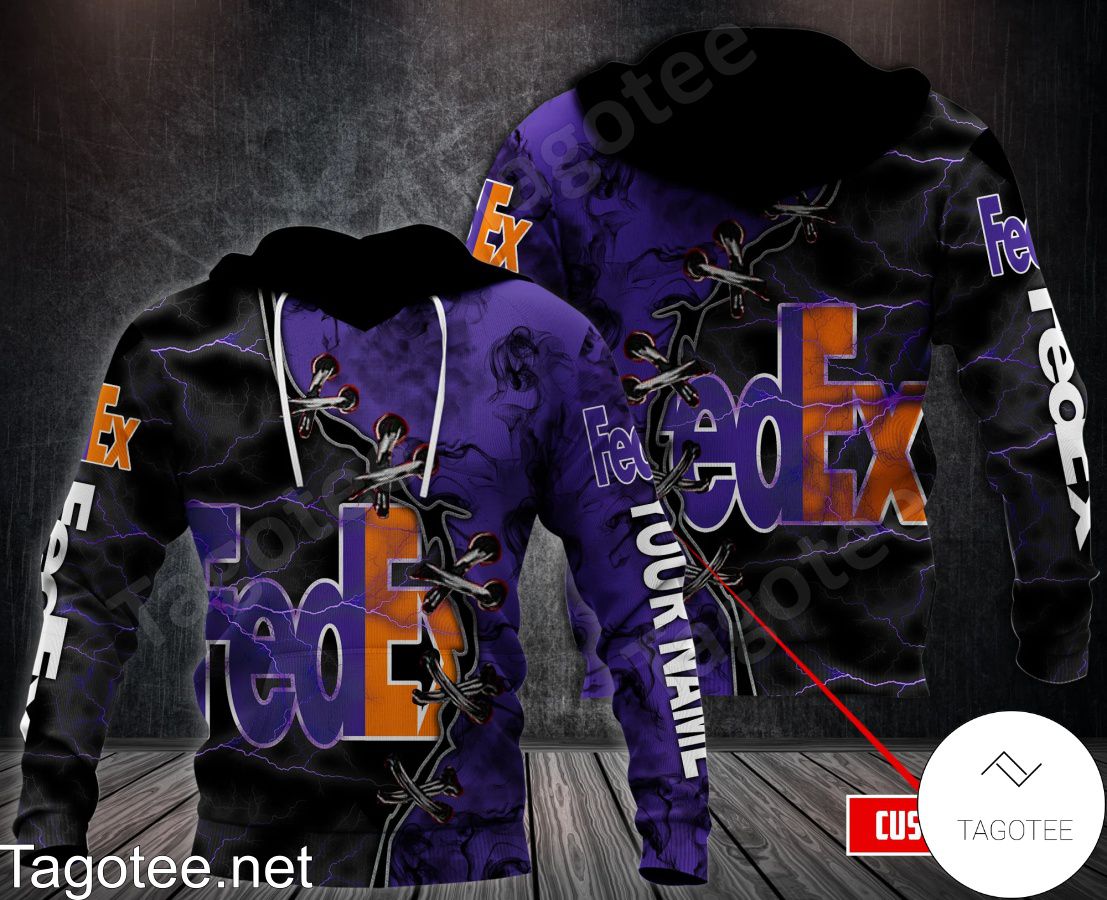 Fedex Personalized Full-Zip Hooded Fleece