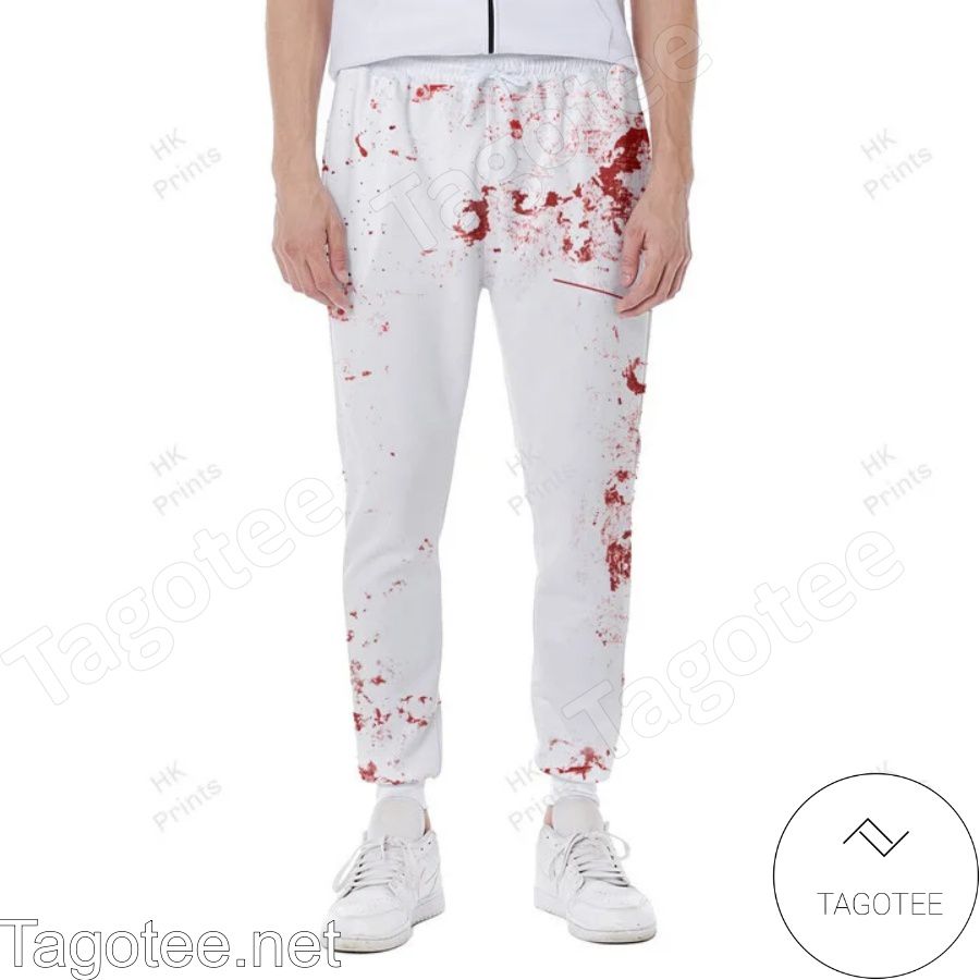 Horror Characters Slay All Day Blood Stains Halloween Hoodie And Pants c