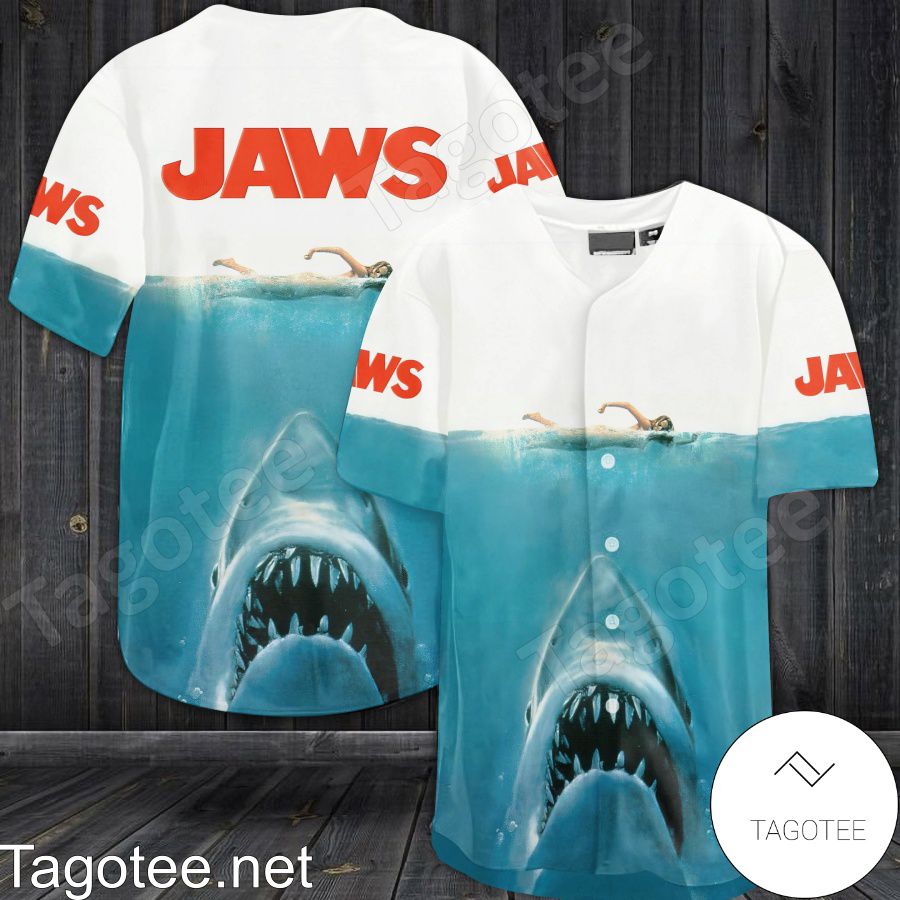 Jaws Shark Baseball Jersey