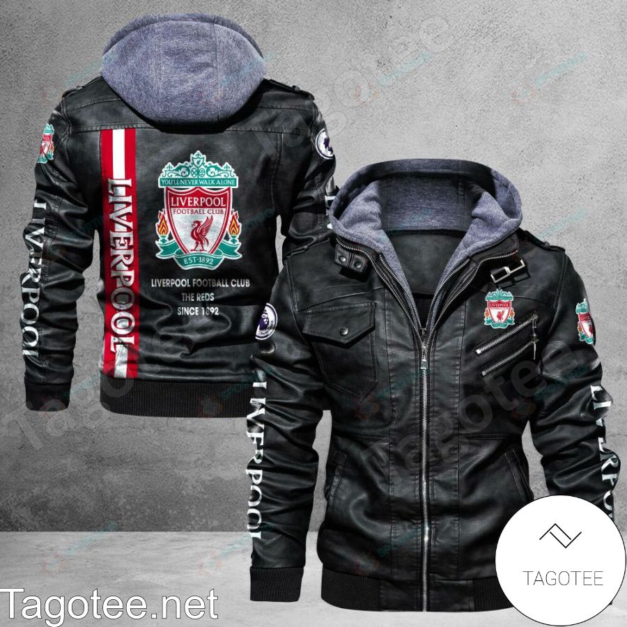 Liverpool F.C Logo Leather Jacket