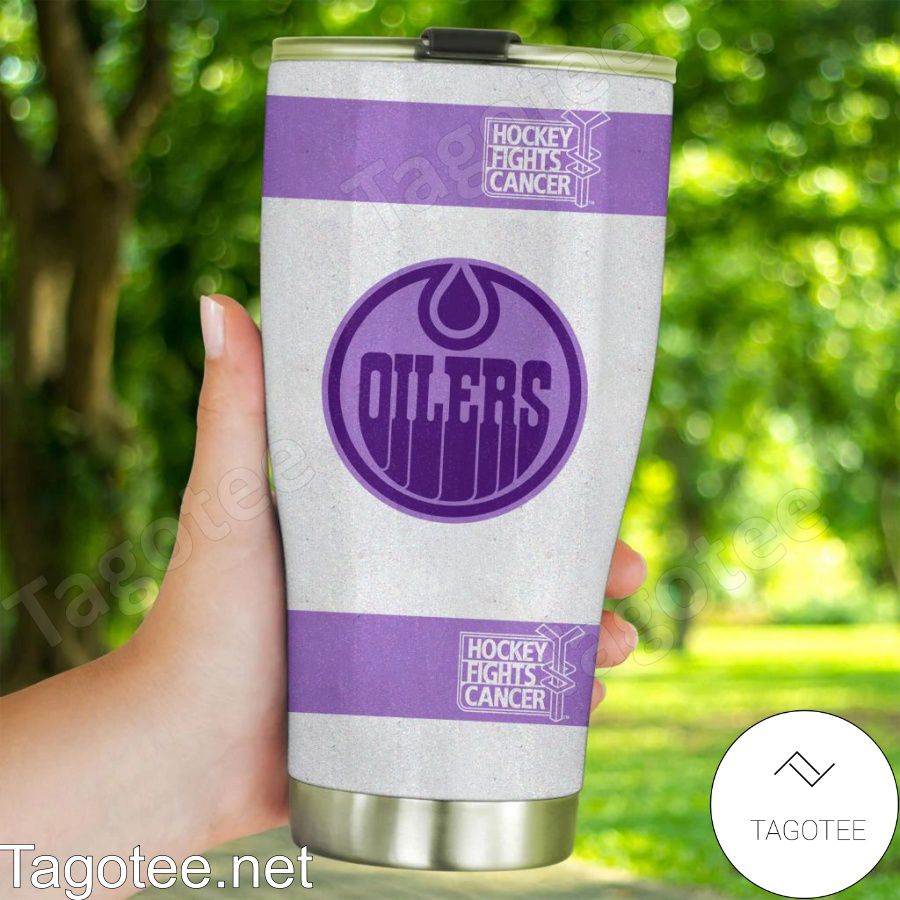NHL Edmonton Oilers Fights Cancer Tumbler a