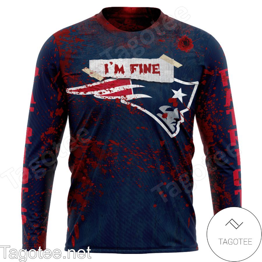 New England Patriots Blood Jersey NFL Halloween T-shirt, Hoodie y