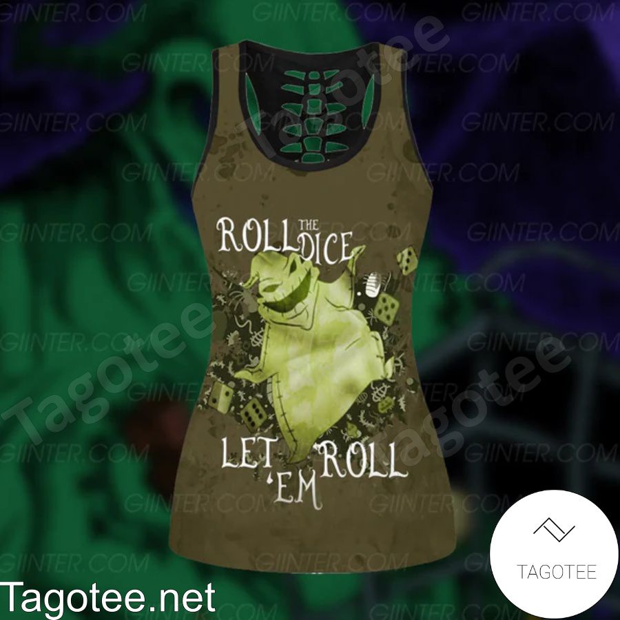 Oogie Boogie Roll The Dice Let 'Em Roll Hollow Tank Top And Leggings a