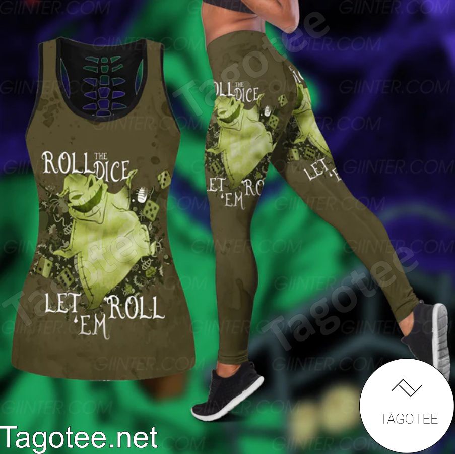 Oogie Boogie Roll The Dice Let 'Em Roll Hollow Tank Top And Leggings
