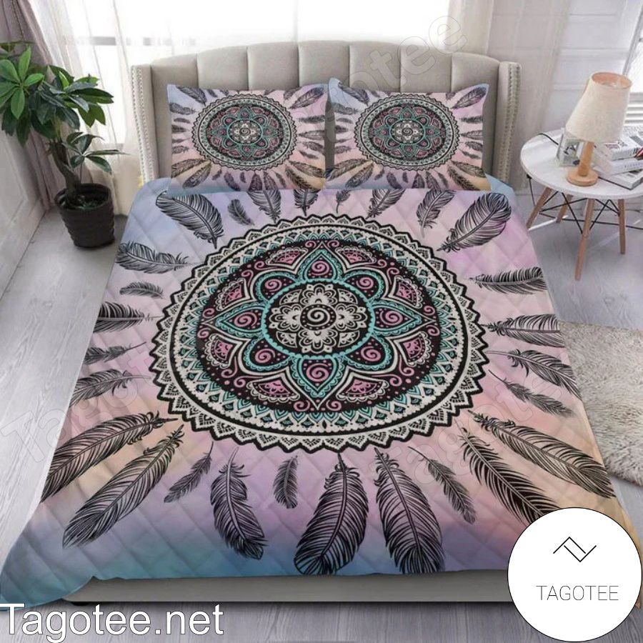 Peace Circle Dream Catcher Mandala Bedding Set