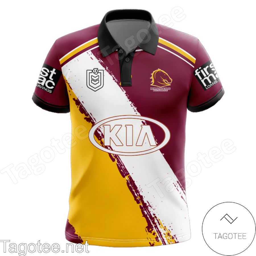 Personalized Brisbane Broncos NRL Shirts, Polo, Hoodie x