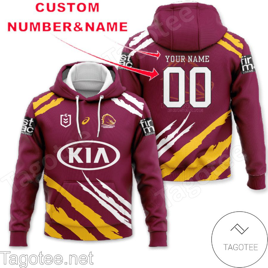 Personalized NRL Brisbane Broncos Shirts, Polo, Hoodie c