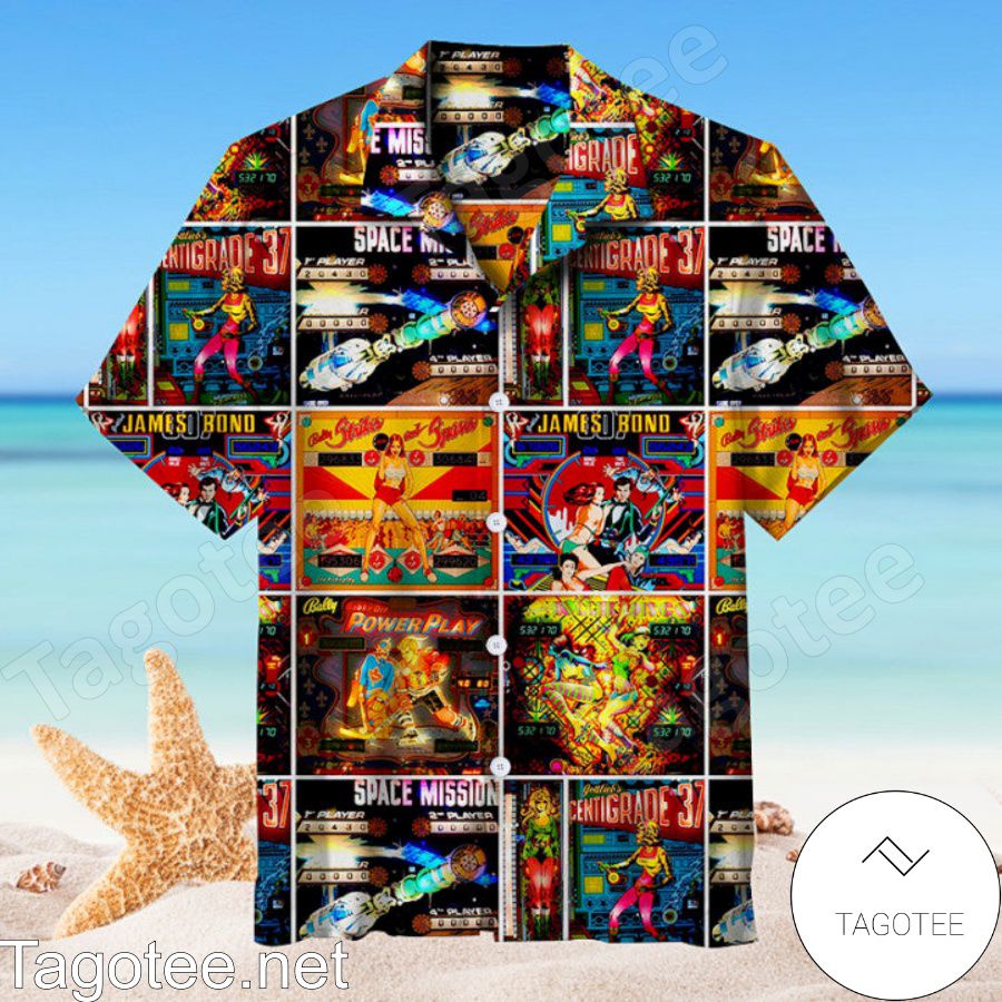 Pinball Collection Hawaiian Shirt