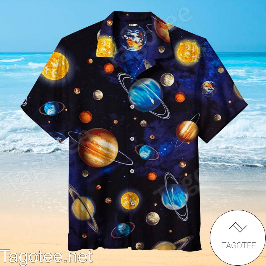 Planets And Planets Hawaiian Shirt