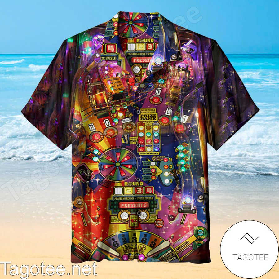 Retro Pinball Hawaiian Shirt