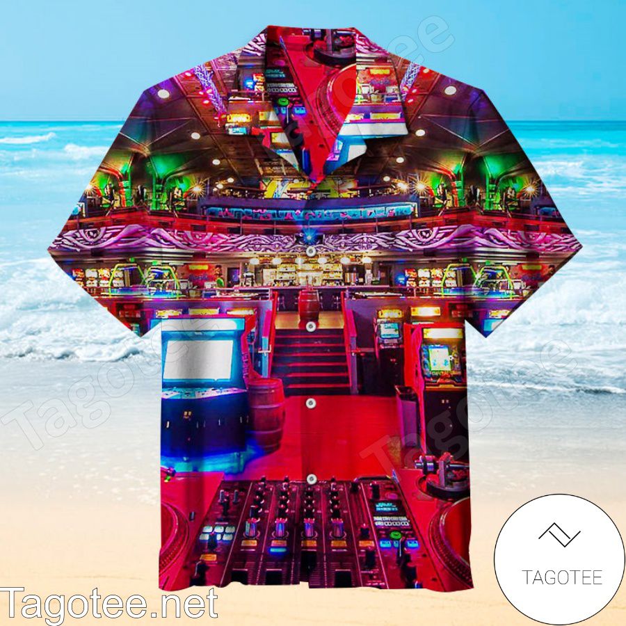 Sf's Coolest Arcade Bar Hawaiian Shirt