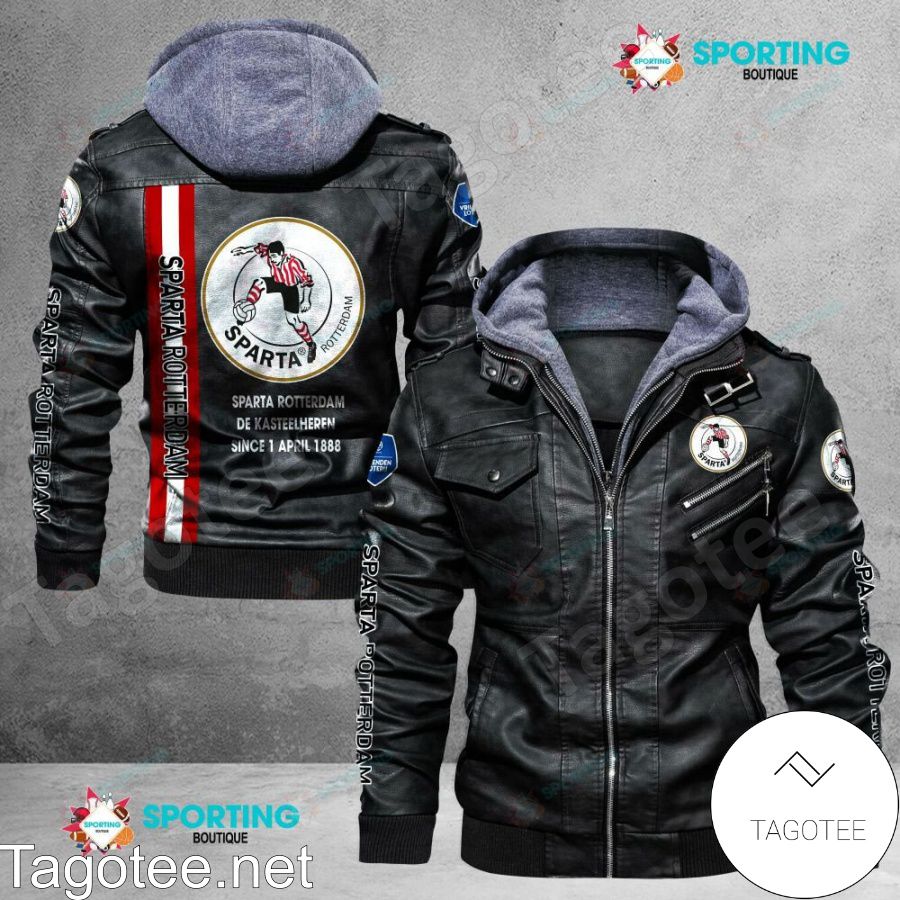 Sparta Rotterdam Logo Leather Jacket