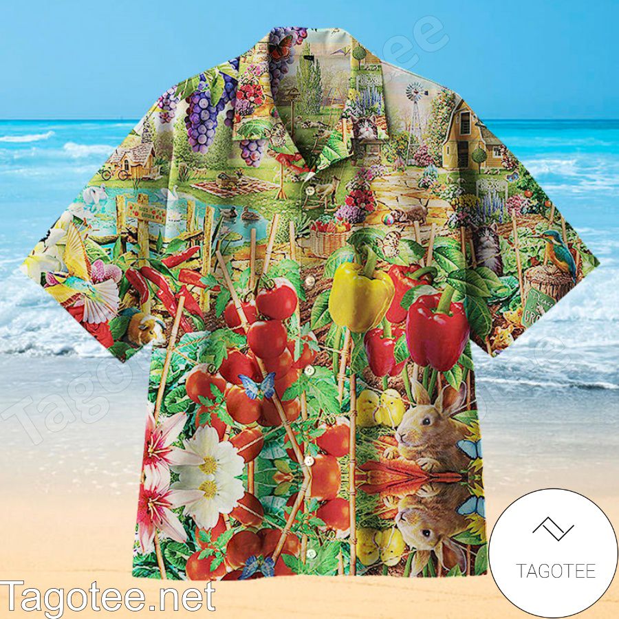 Species-rich Backyard Hawaiian Shirt