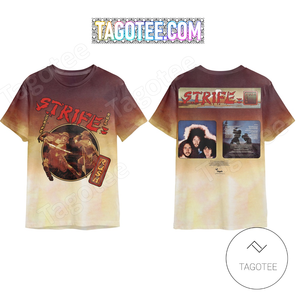 Strife Rush Album Cover 3D T-shirt