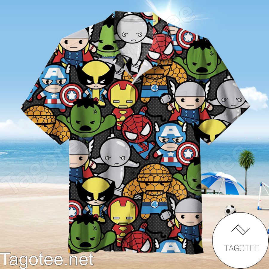 Super Hero Hawaiian Shirt