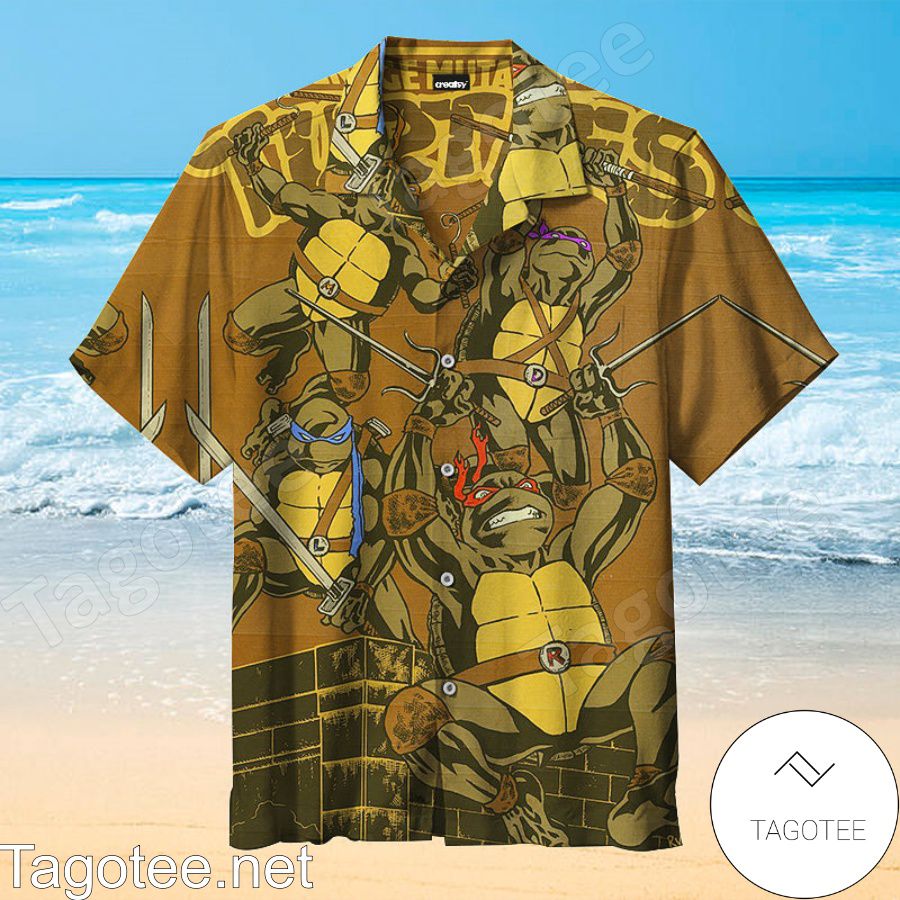 Teenage Mutant Ninja Turtles Turtle Power Hawaiian Shirt
