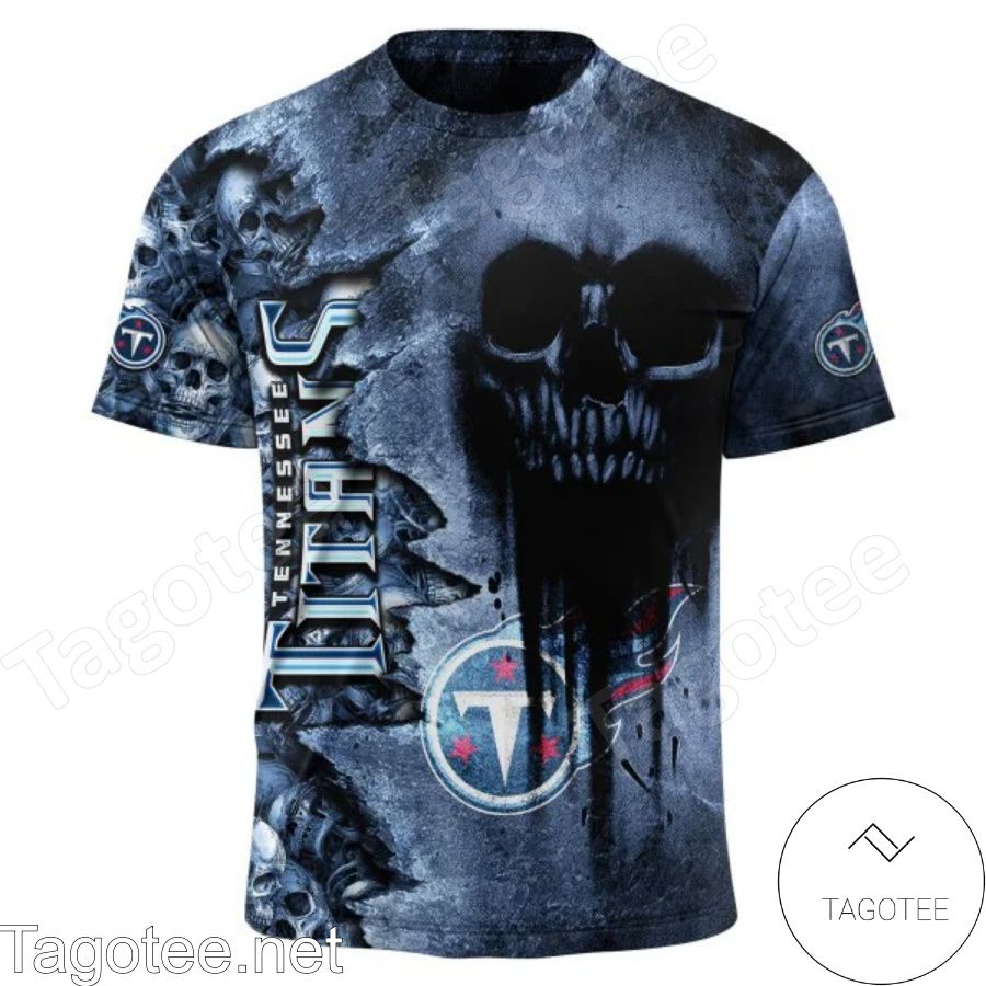 Tennessee Titans Cemetery Skull NFL Halloween T-shirt, Hoodie