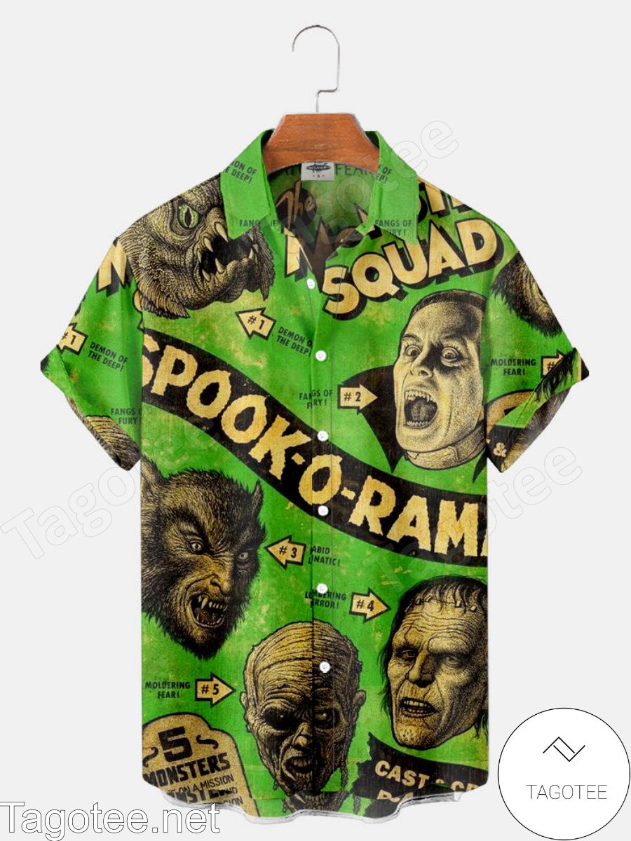 The Monster Squad Spook-o-rama Halloween Hawaiian Shirt