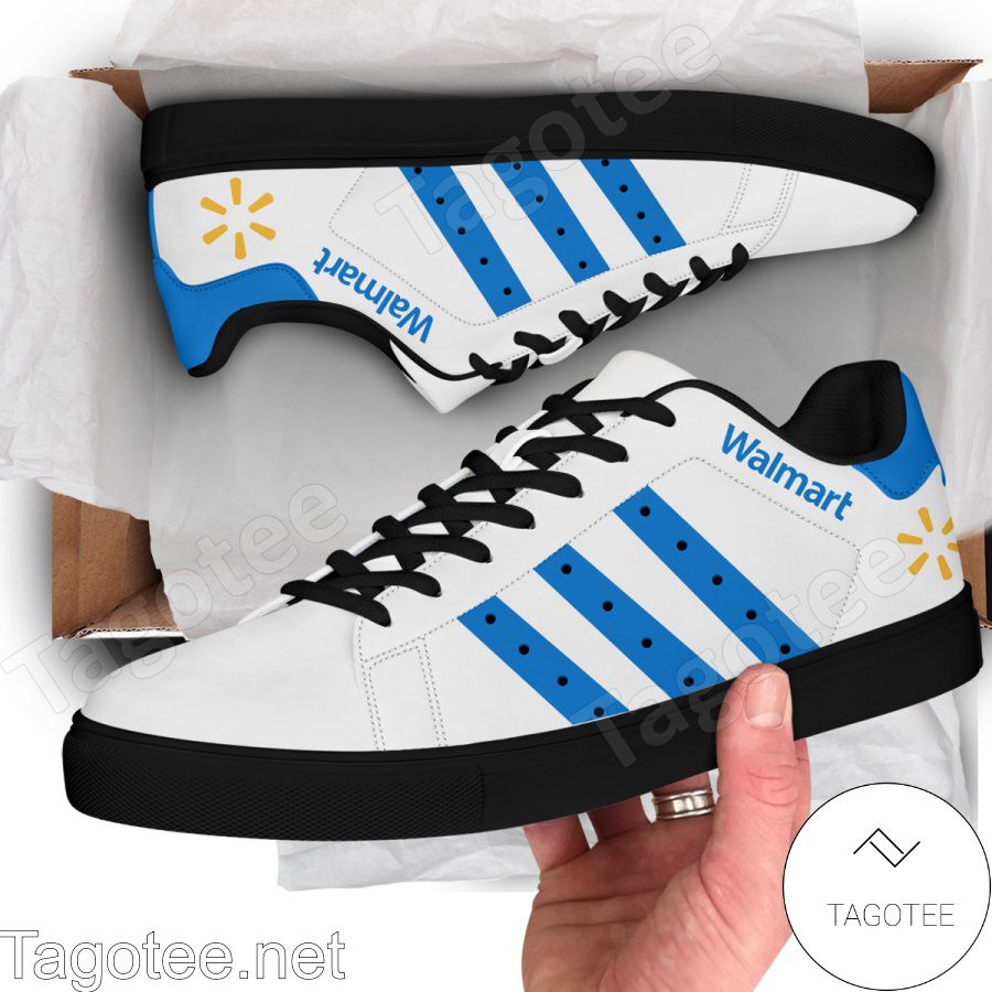Walmart Logo Print Stan Smith Shoes - EmonShop a